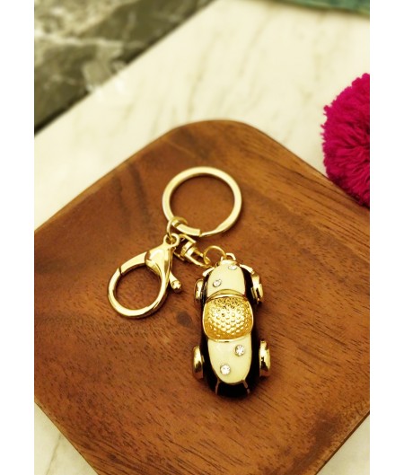 Black Vintage Car Keychain