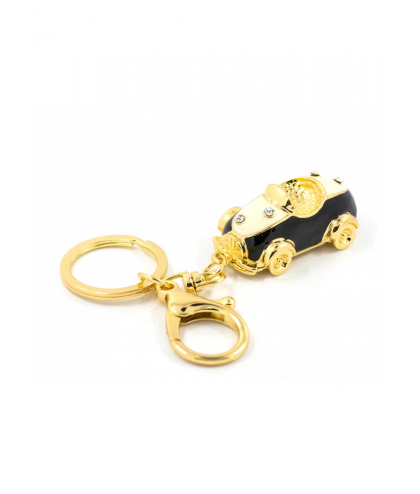 Black Vintage Car Keychain
