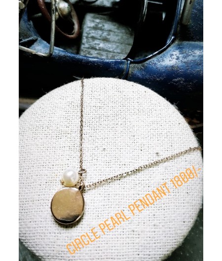 Circle Pearl Pendant
