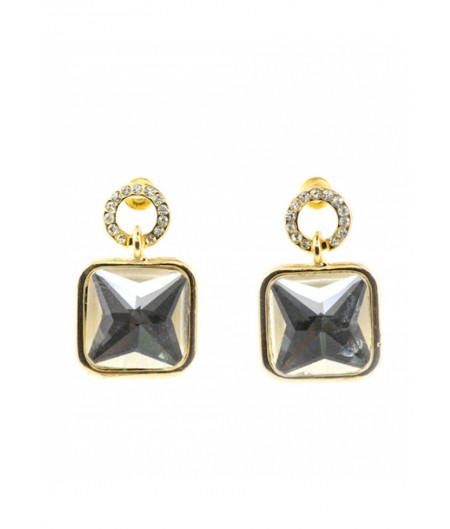 Crystal Loop Earring