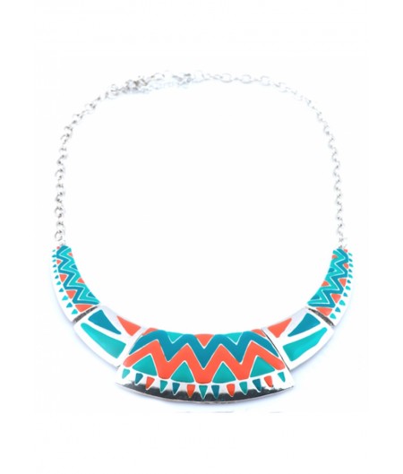 Geometric Rainforest Collar