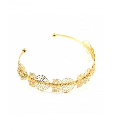 Gold Cutout Owl Cuff