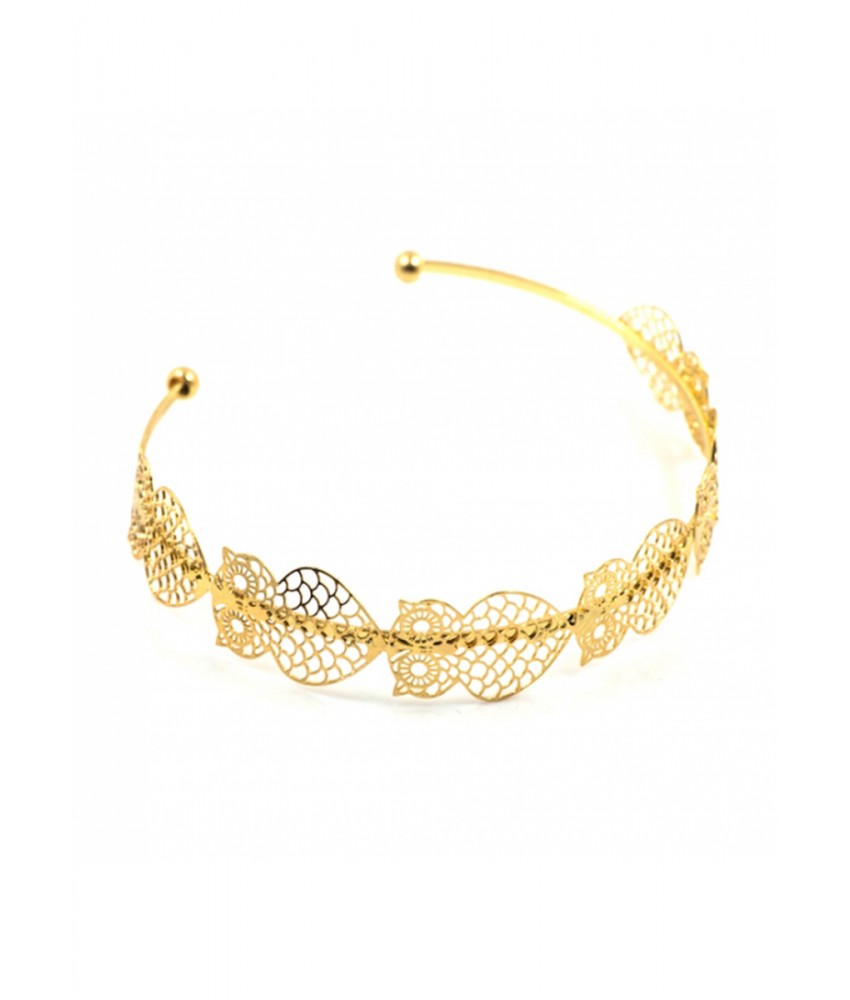 Gold Cutout Owl Cuff