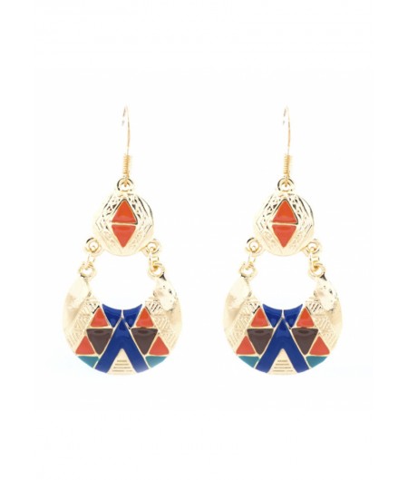 Gold Egyption Earrings