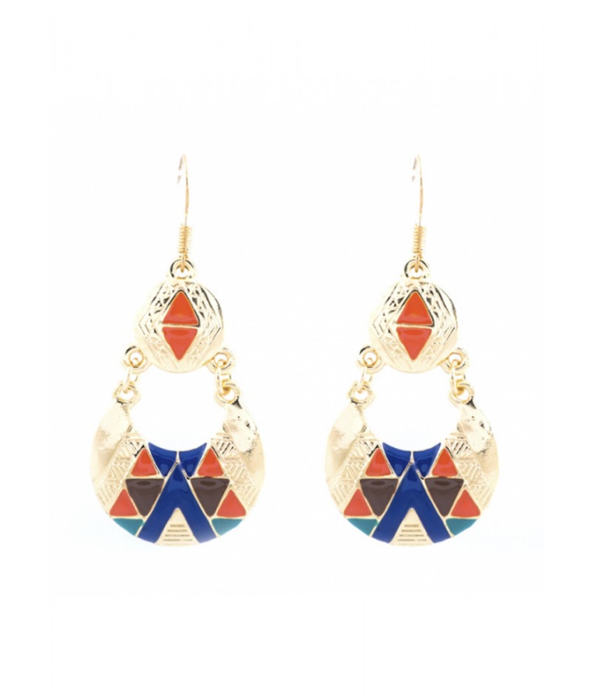 Gold Egyption Earrings
