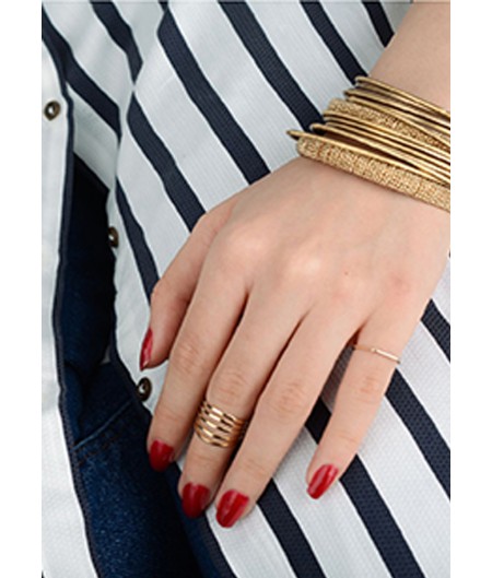 Gold Hexagon Thins