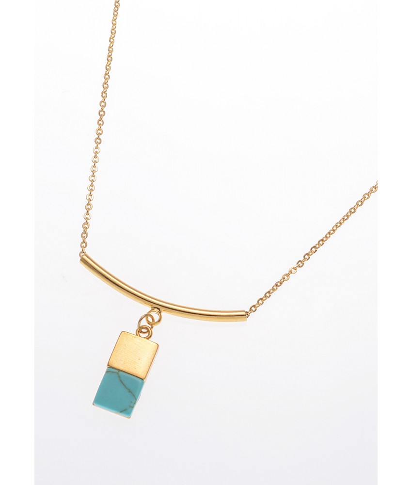 Gold Turquoise Block