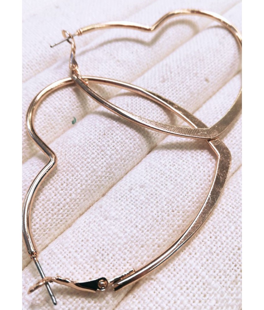 Heart Hoop Gold And Silver