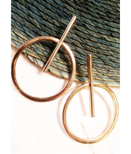 Key Hoop Gold And Silver