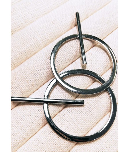Key Hoop Gold And Silver