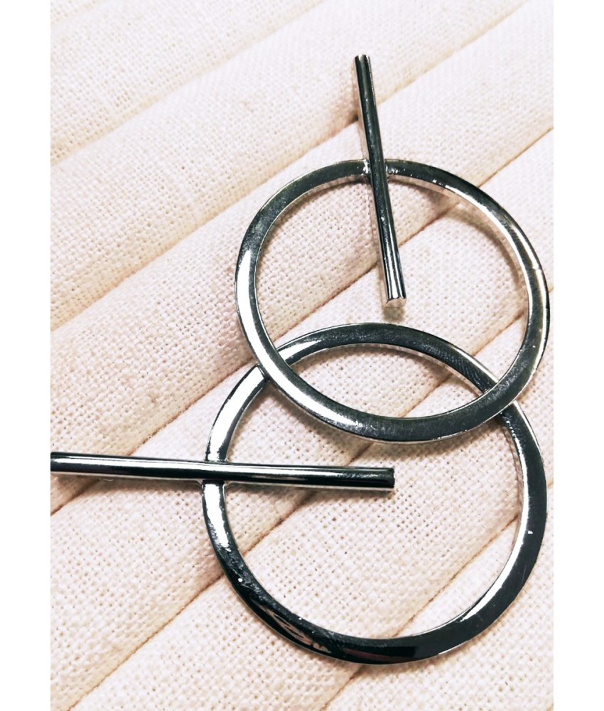 Key Hoop Gold And Silver