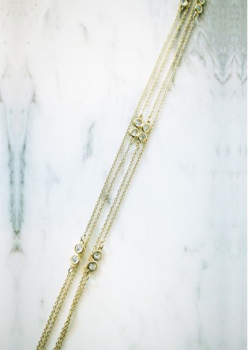Layered Crystal Necklace