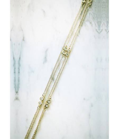 Layered Crystal Necklace