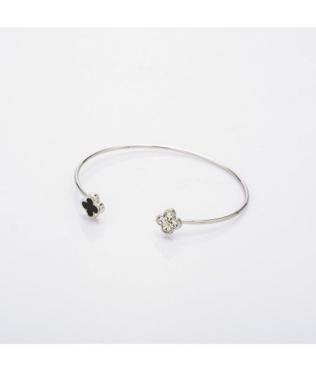 Monochrome Diamond Bangle