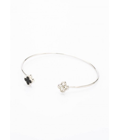 Monochrome Diamond Bangle