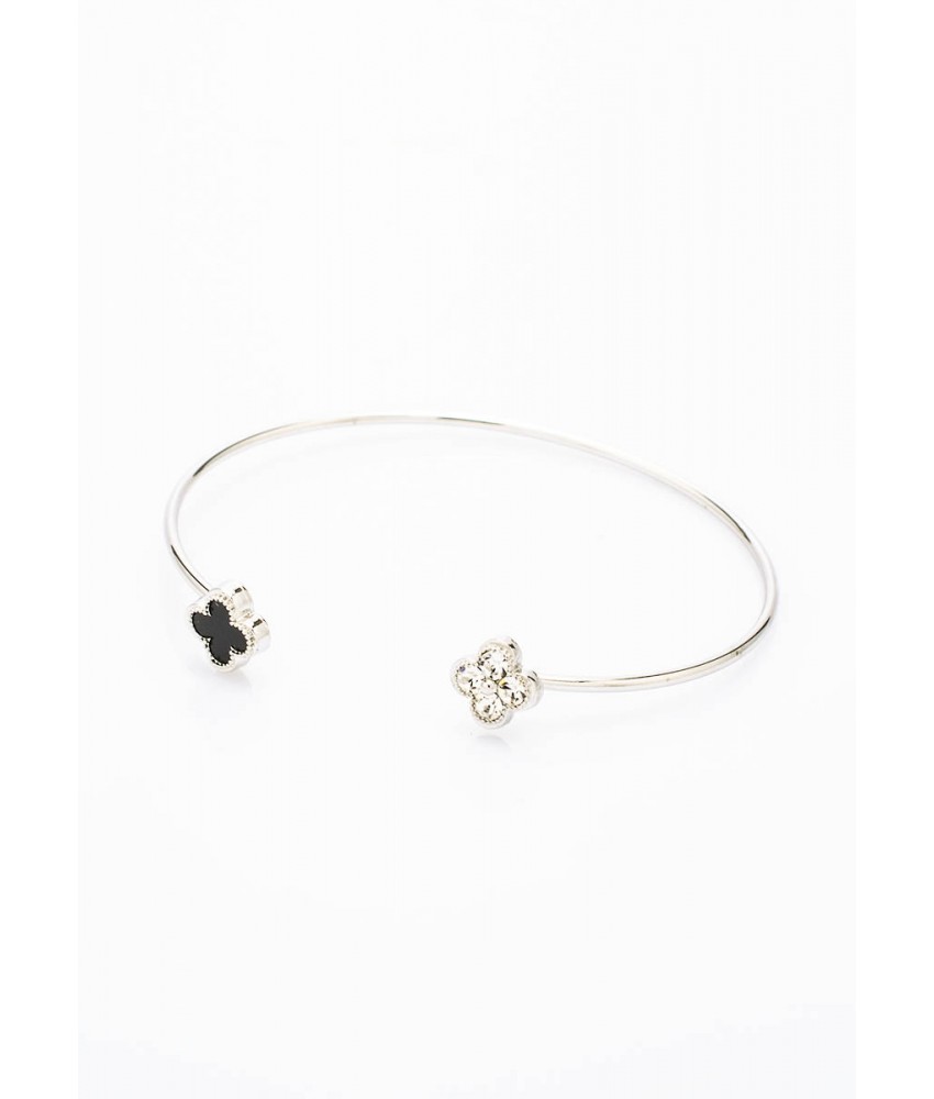 Monochrome Diamond Bangle