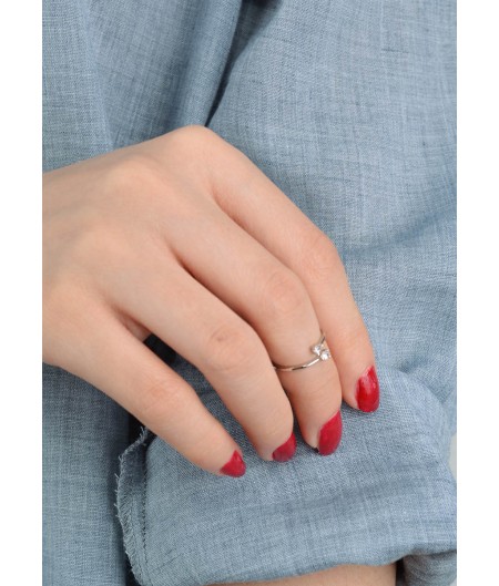 Open Ended Tear Drop Ring