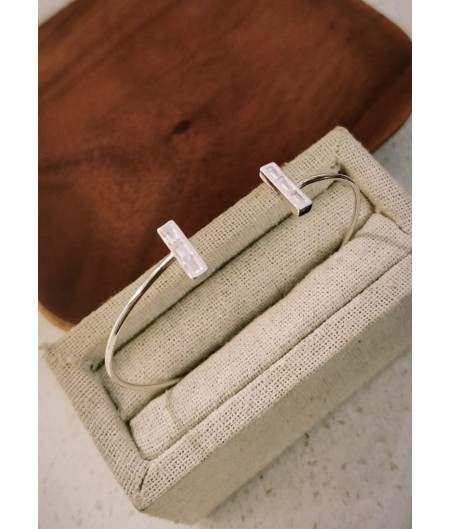 Parellel Cristal Bangle