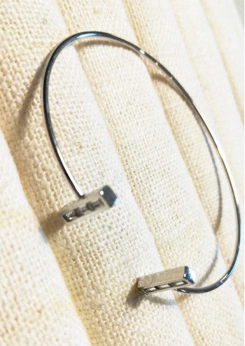 Parellel Cristal Bangle
