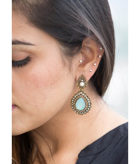 Pastel Green Pearl Drops