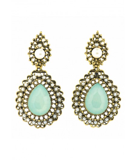 Pastel Green Pearl Drops