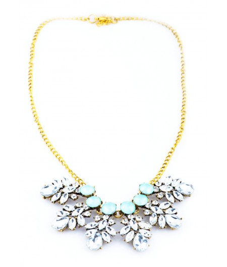 Pave Torquoise Collar