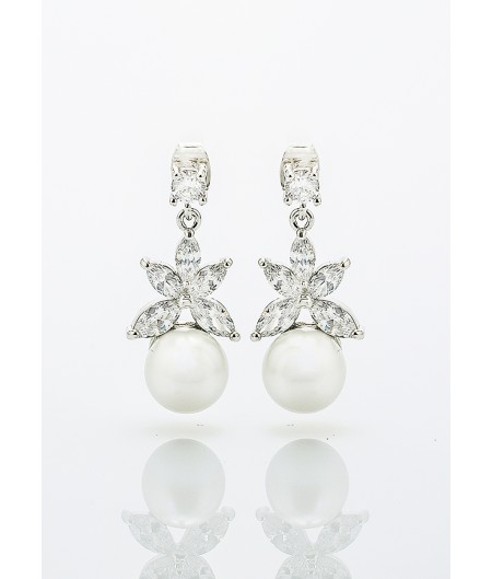 Pearl Diamond Flower