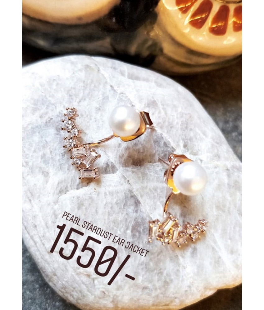 Pearl Stradust Ear Jacket