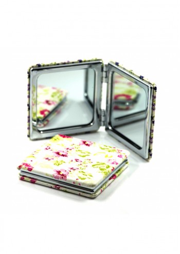 Pink Florals Compact Mirror