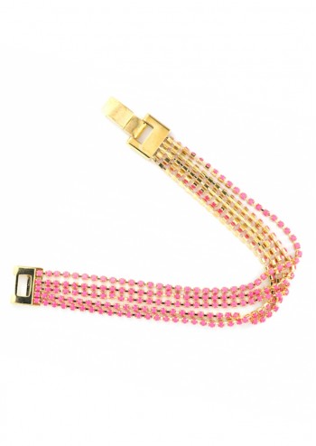 Pink Rhinestone Strip