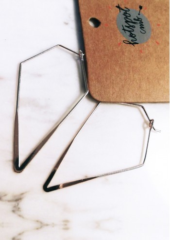 Pointy Thin Hoop