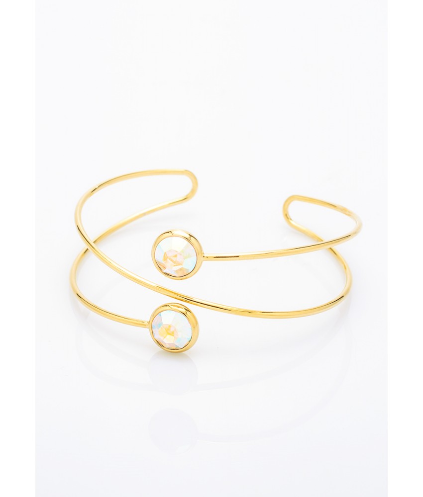 Rainbow Whirl Wind Bangle