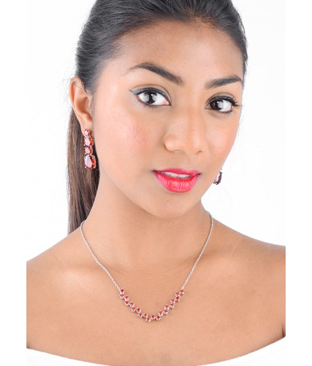 Red Caterpillar Neckless