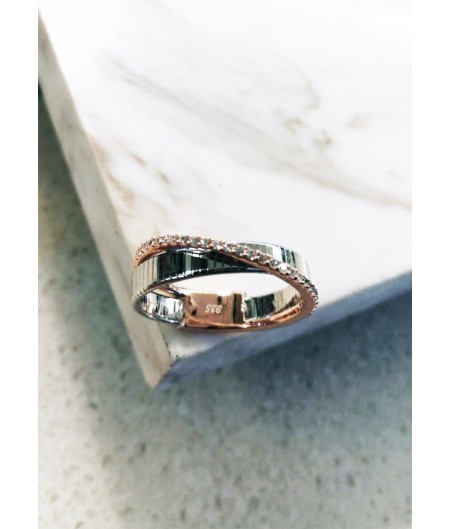 Rose Gold Sash Ring