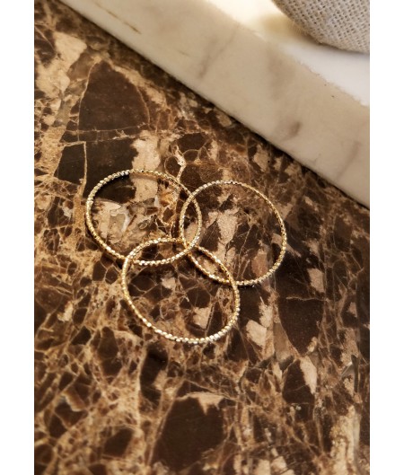 Shimmery 4 Ply Gold Bands