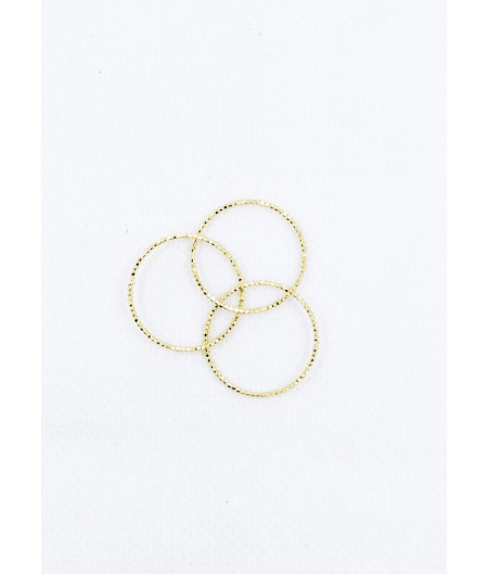 Shimmery 4 Ply Gold Bands