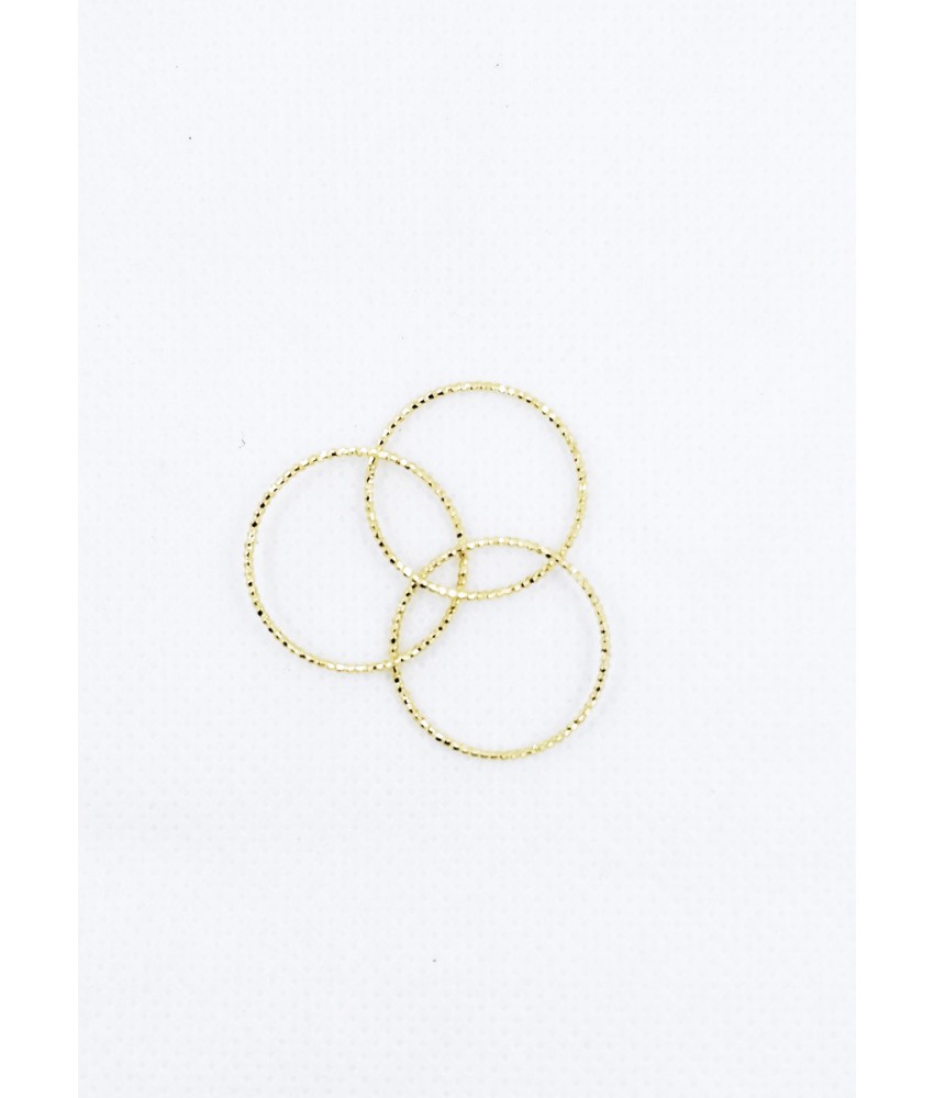 Shimmery 4 Ply Gold Bands