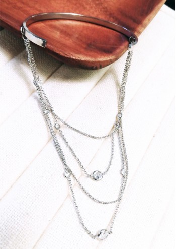 Silver Chain Bangle