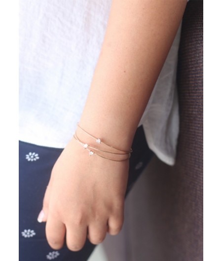 Silver Diamond Bangles