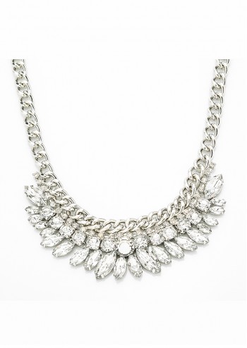 Silver Diamond Bib