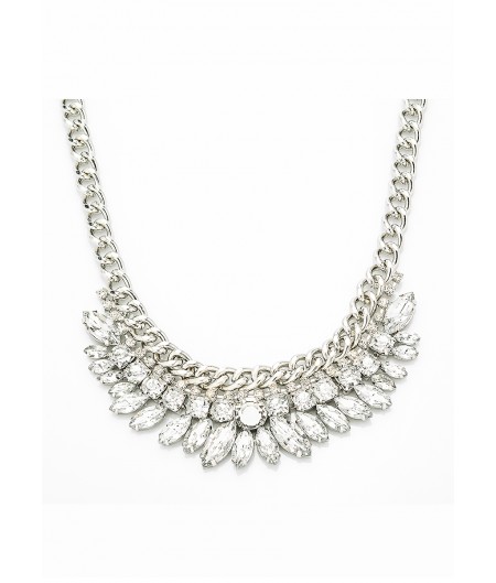 Silver Diamond Bib