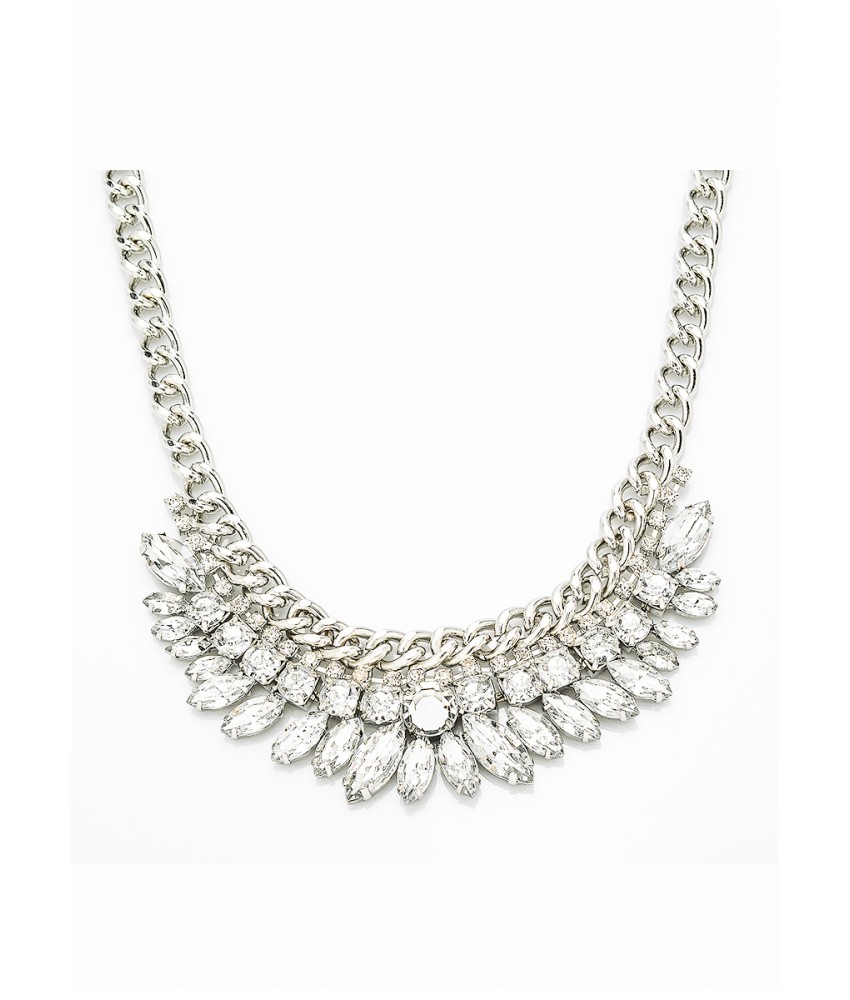 Silver Diamond Bib