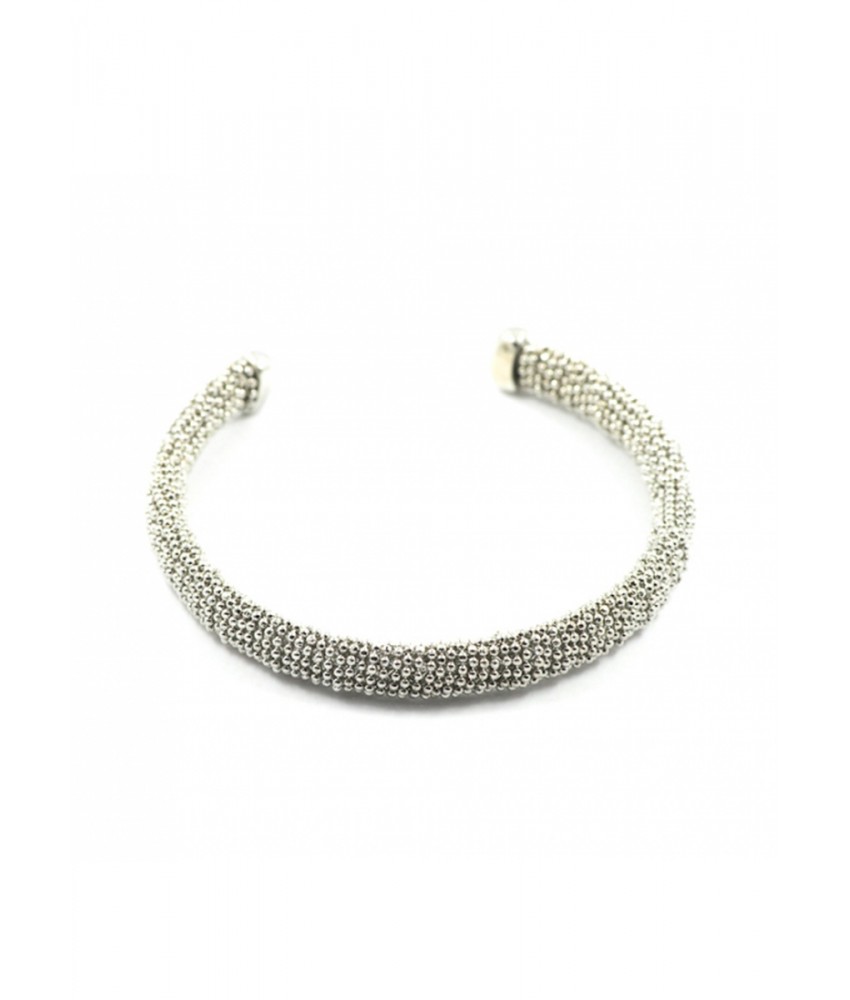 Silver Metal Rope Cuff