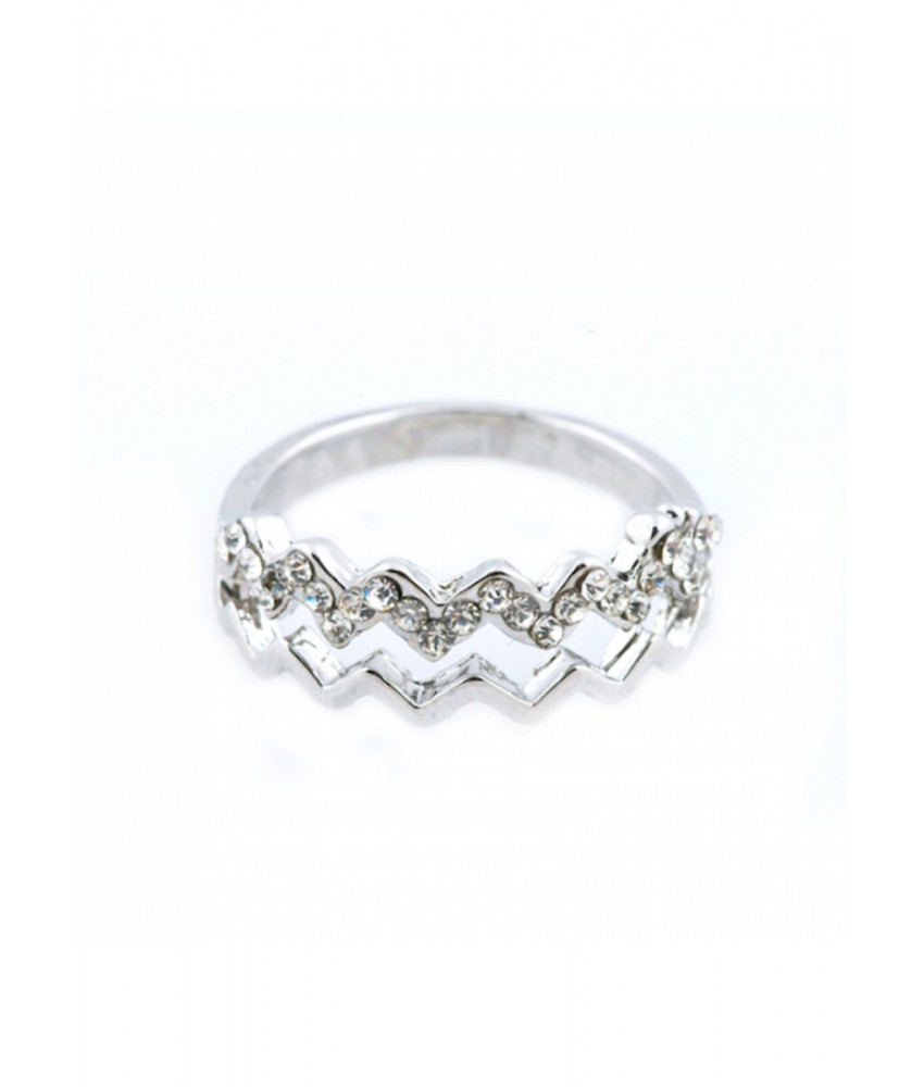 Silver Zig Zag Ring