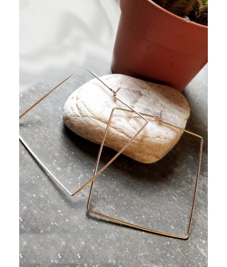 Square Thin Hoop