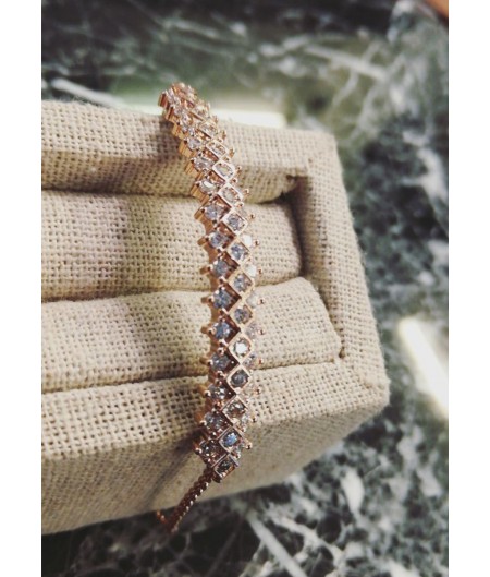 Studded Rose Gold Star Belt