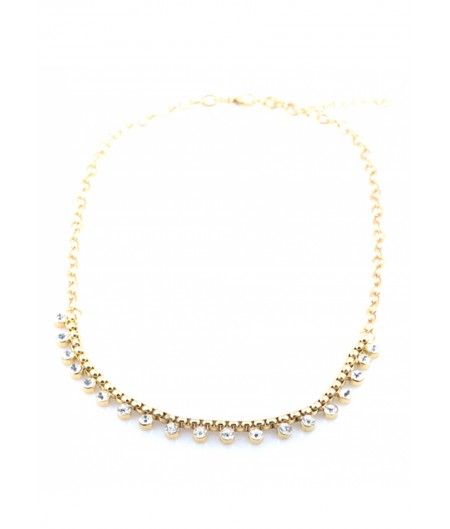 Studded Solitaire Chain