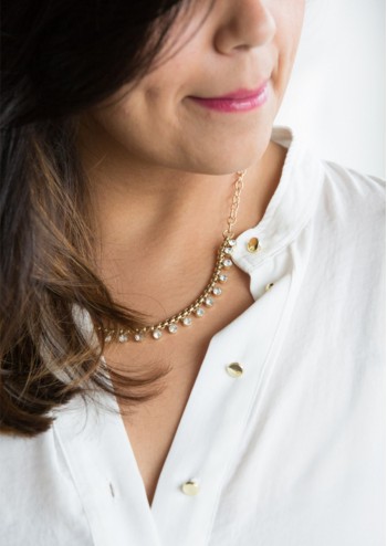 Studded Solitaire Chain