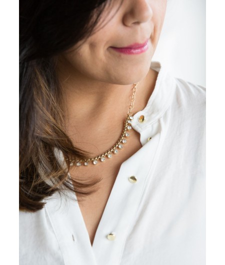 Studded Solitaire Chain