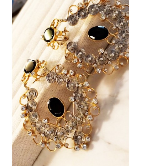 Studded Turkish Swirls